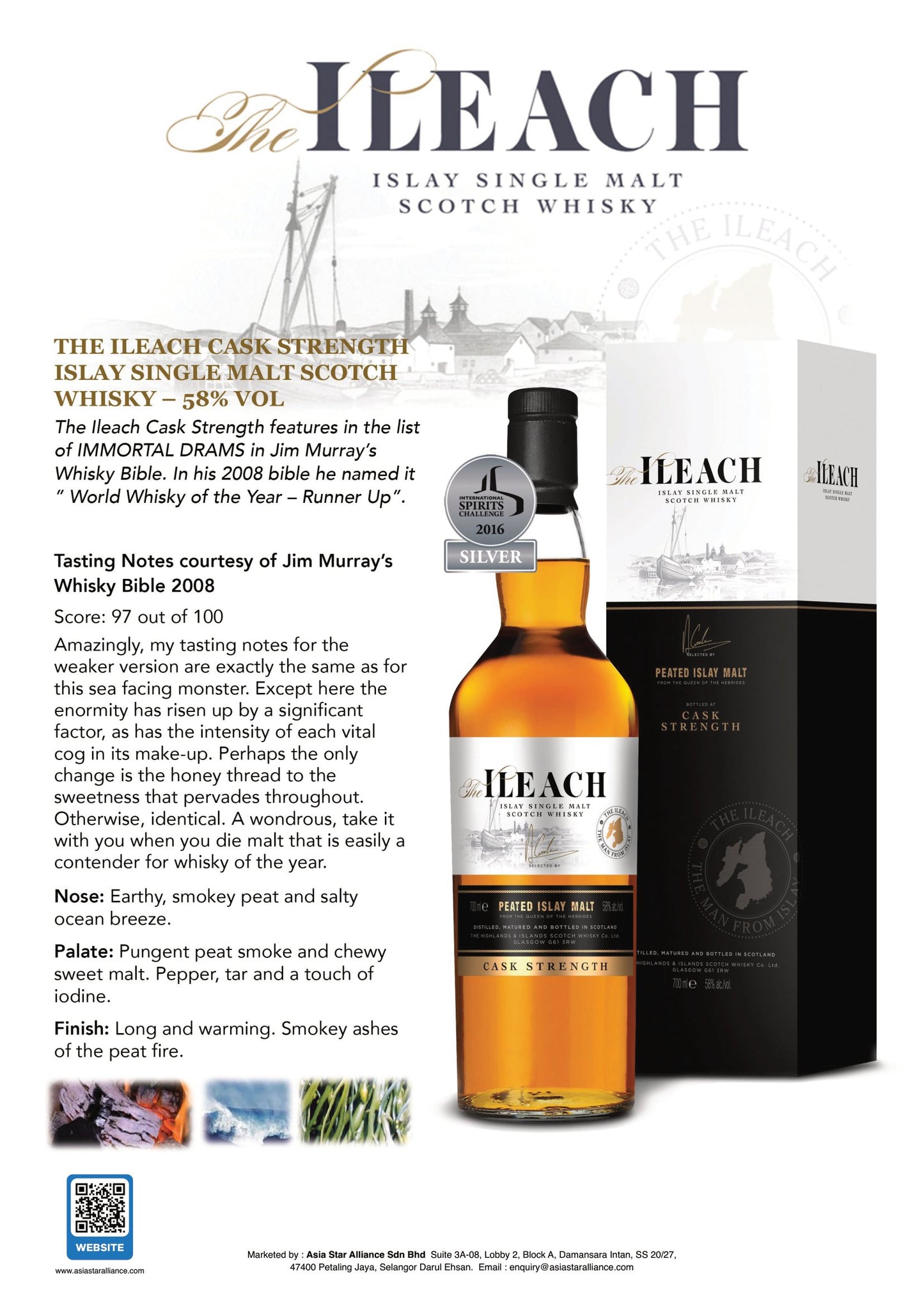 The Ileach Islay Single Malt - Cask Strenght 700ml
