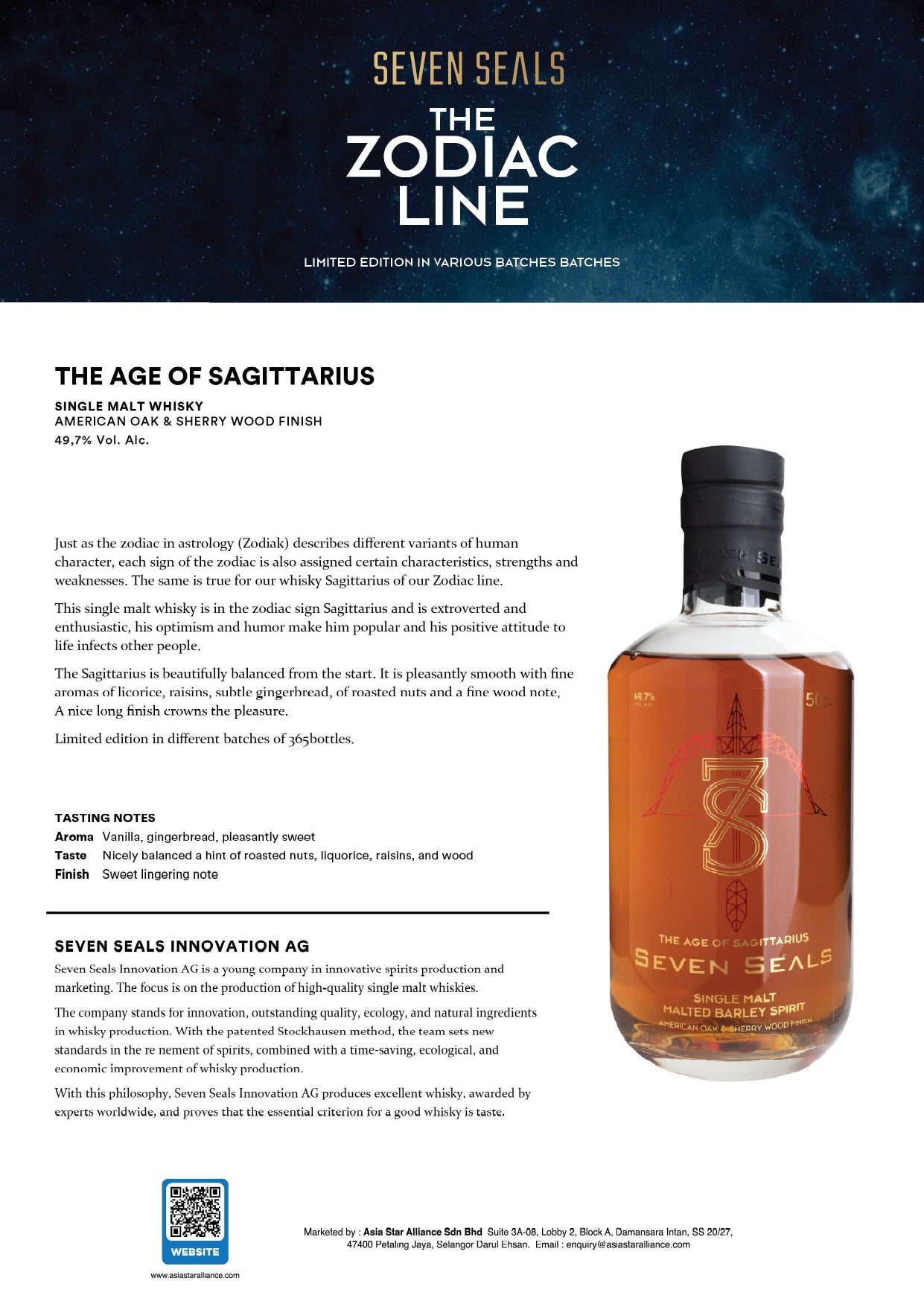 Seven Seals The Age of Sagittarius 500ml