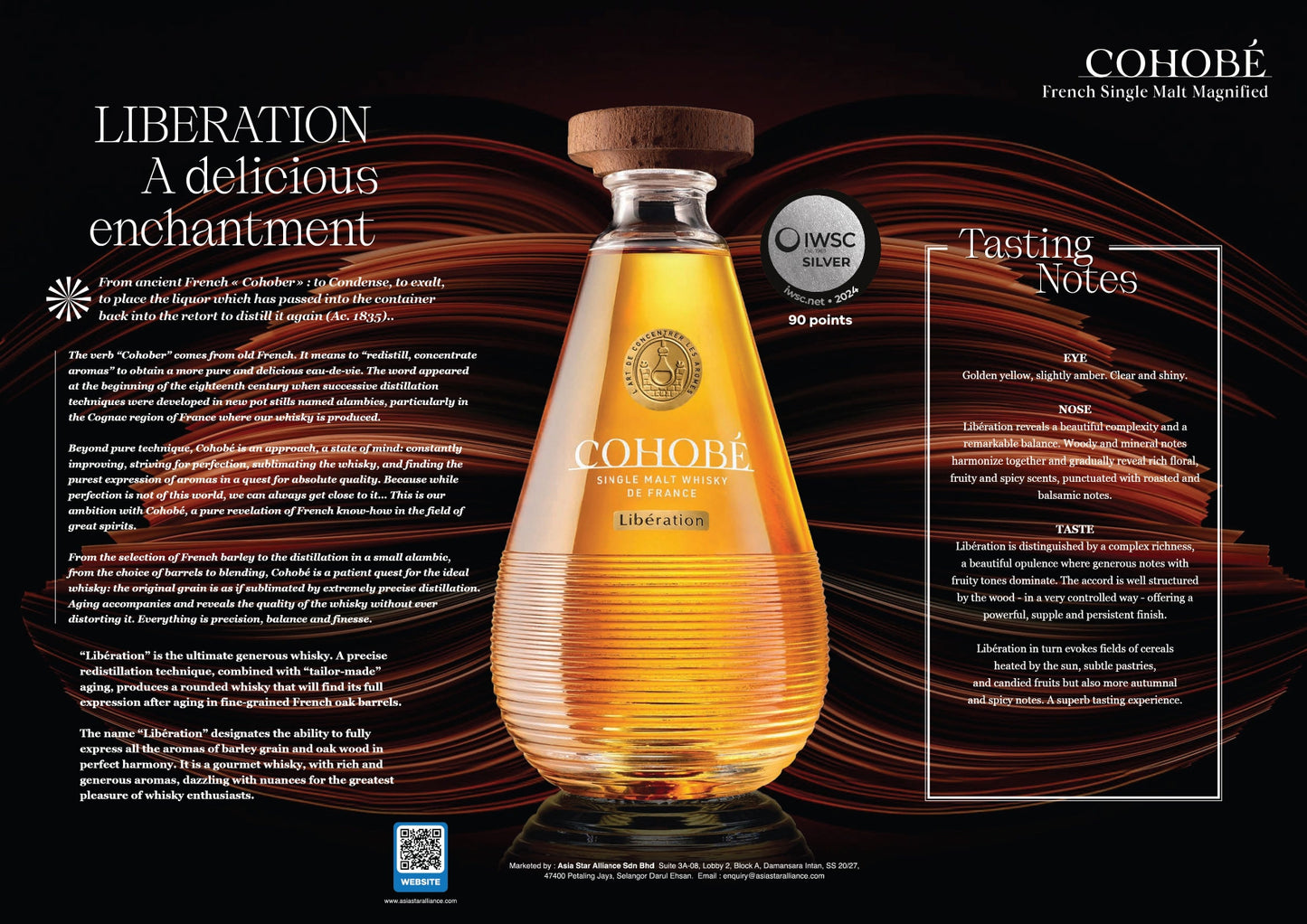 Cohobe Liberation Single Malt Whisky 700ml