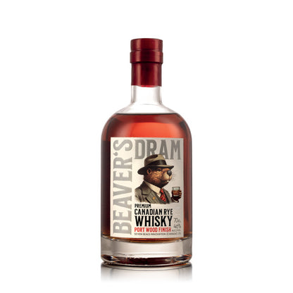 Beaver's Dram Port Wood Finish Premium Canadian Rye Whisky 700ml