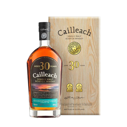 Cailleach Single Malt Scotch Whisky 30 Years Old With Wooden Box 700ml