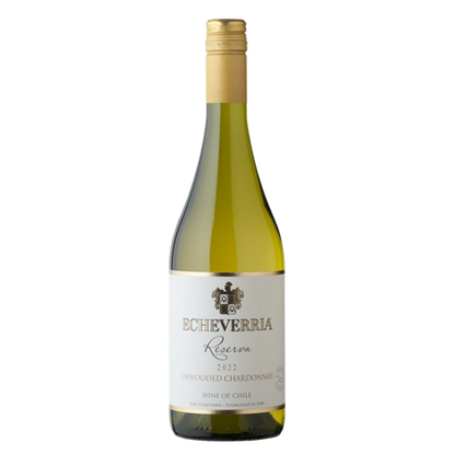 Echeverria Unwooded Chardonnay Reserva (2022) 750ml
