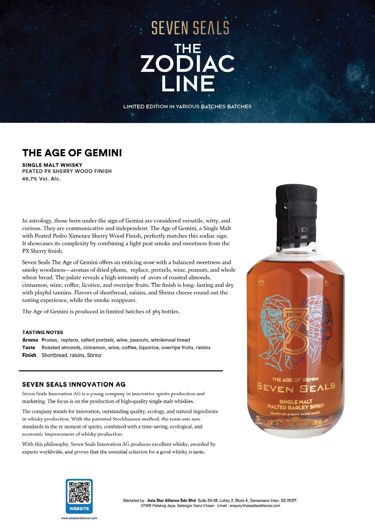 Seven Seals The Age of Gemini 500ml