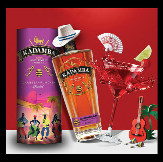 The Kadamba Indian Single Malt Whisky Caribbean Rum Cask Finished 750ml