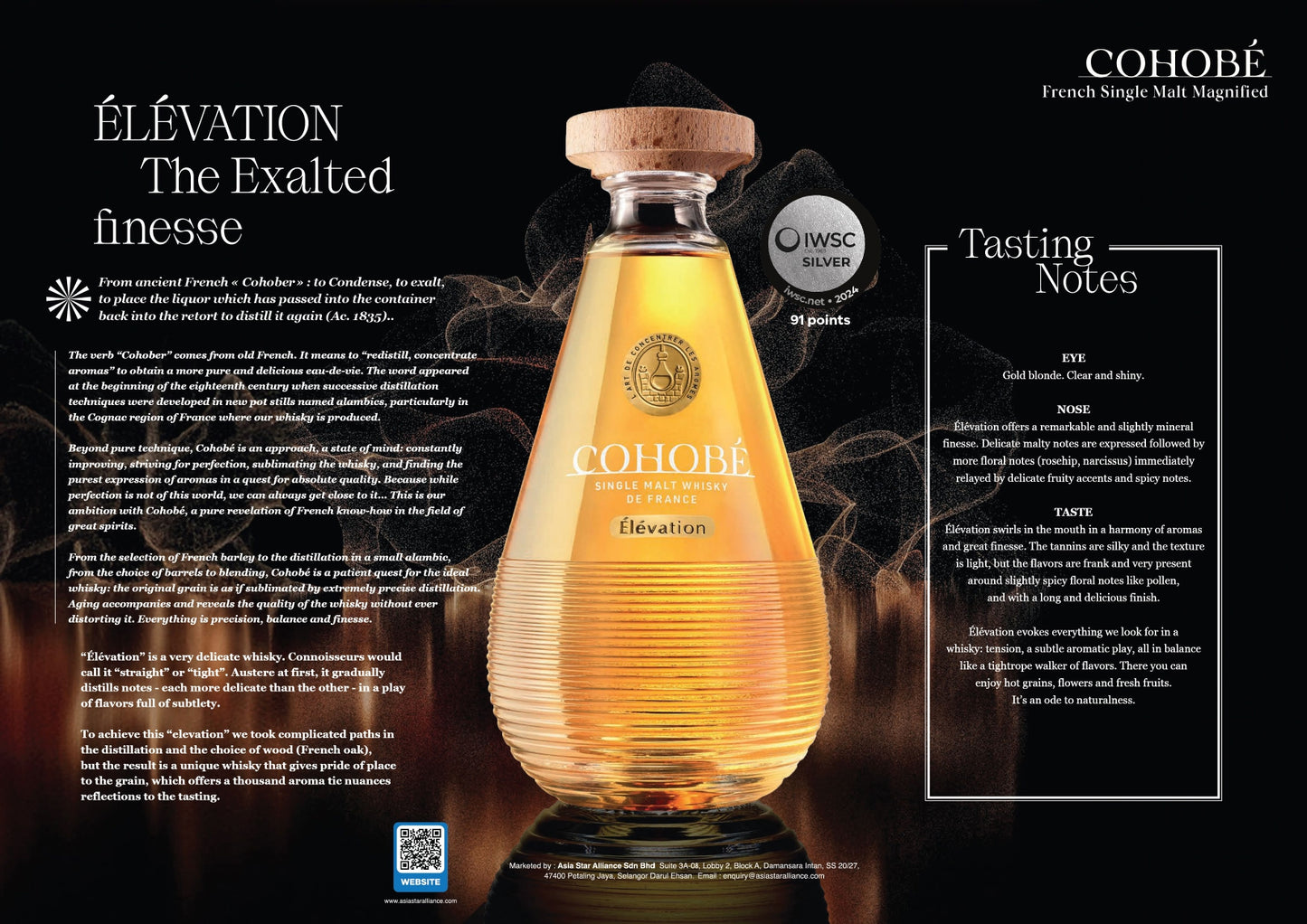 Cohobe Elevation Single Malt Whisky [700ml]