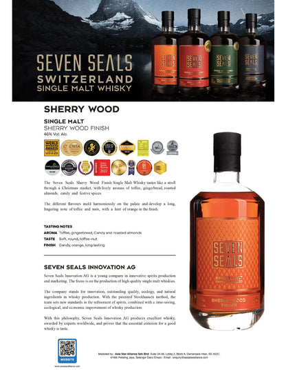 Seven Seals Sherry Wood Finish Single Malt 700ml
