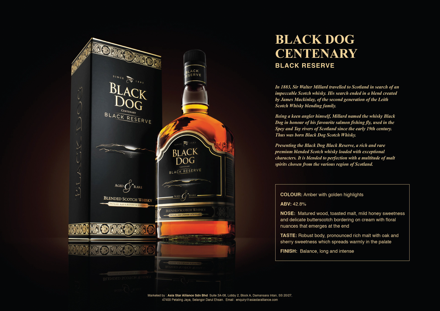 Black Dog Centenary Black Reserve [750ml]