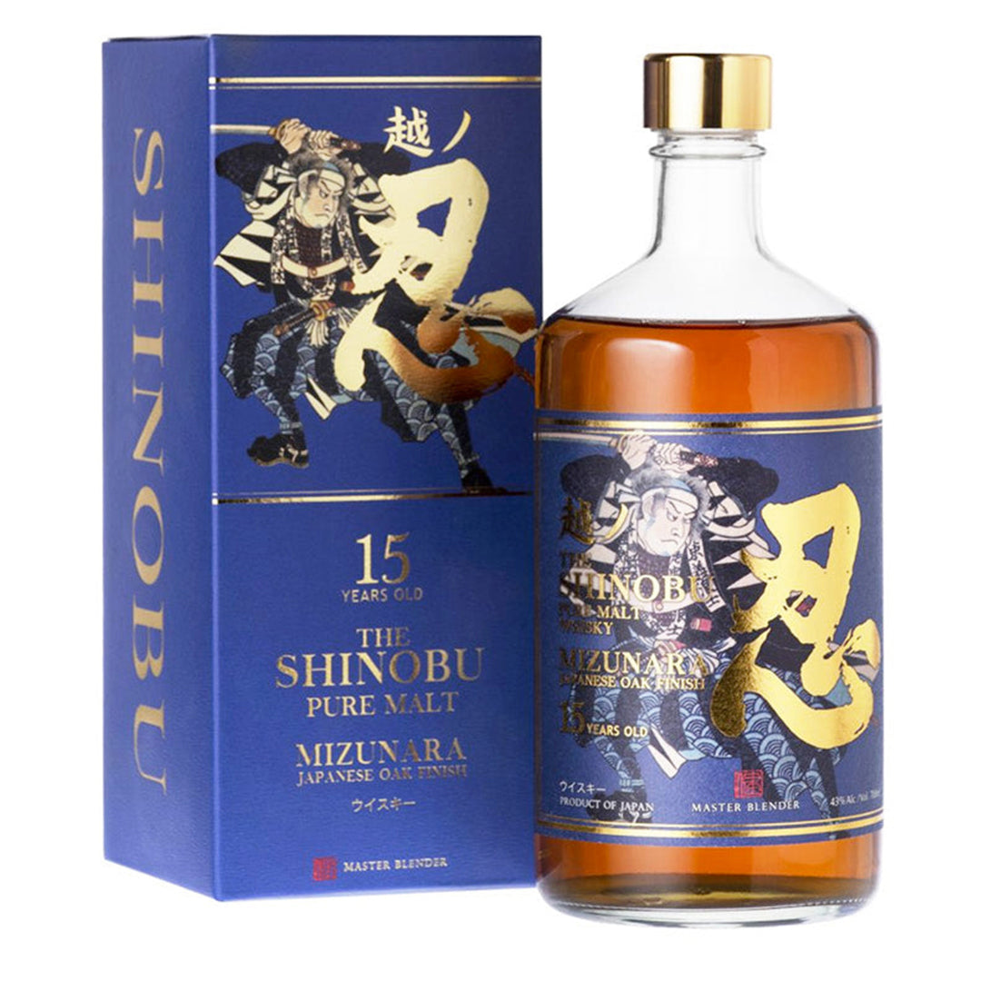 Shinobu 15 Years Old Pure Malt Whisky Mizunara Oak Finish
